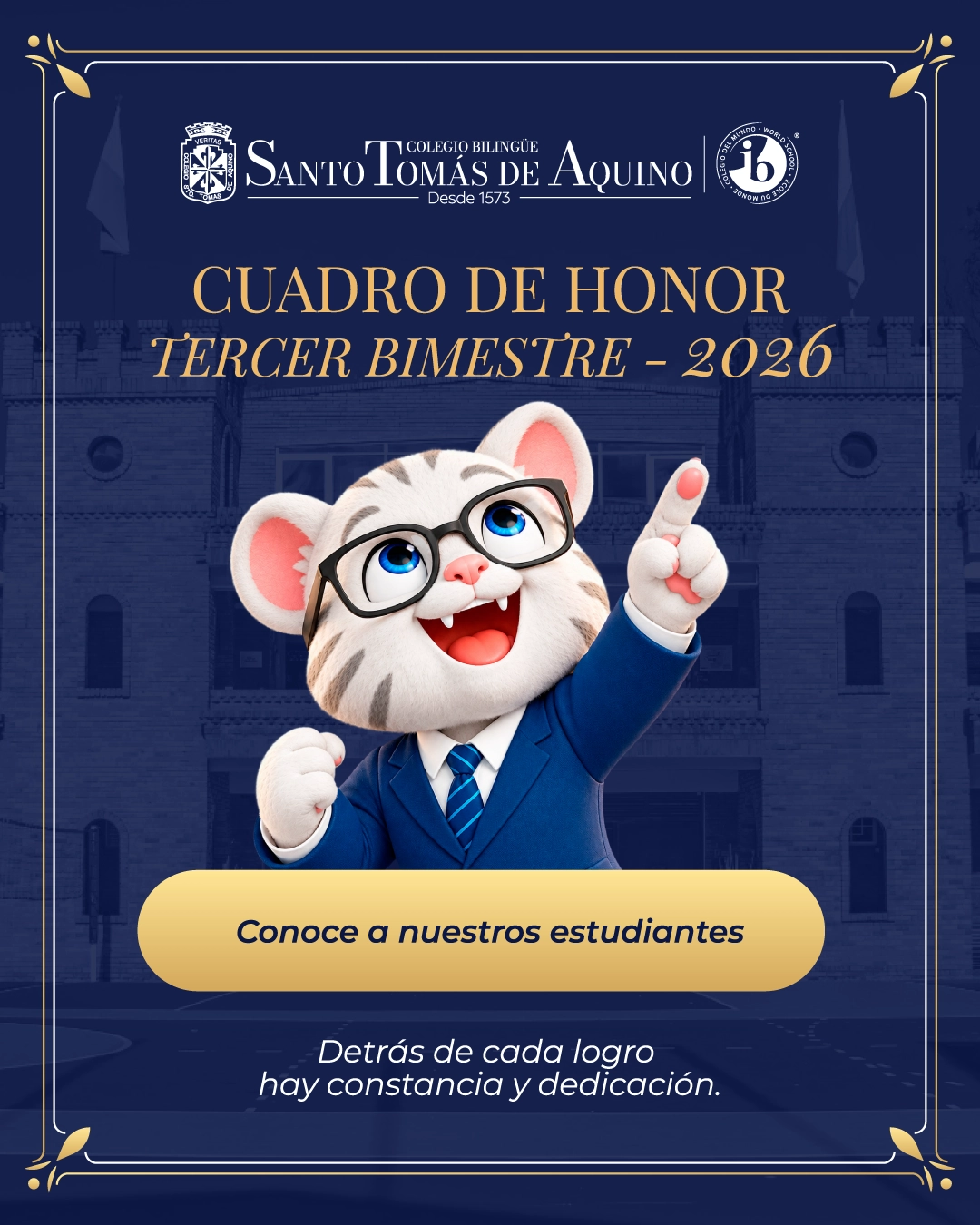 Cuadro de Honor del Colegio Bilingüe Santo Tomás de Aquino