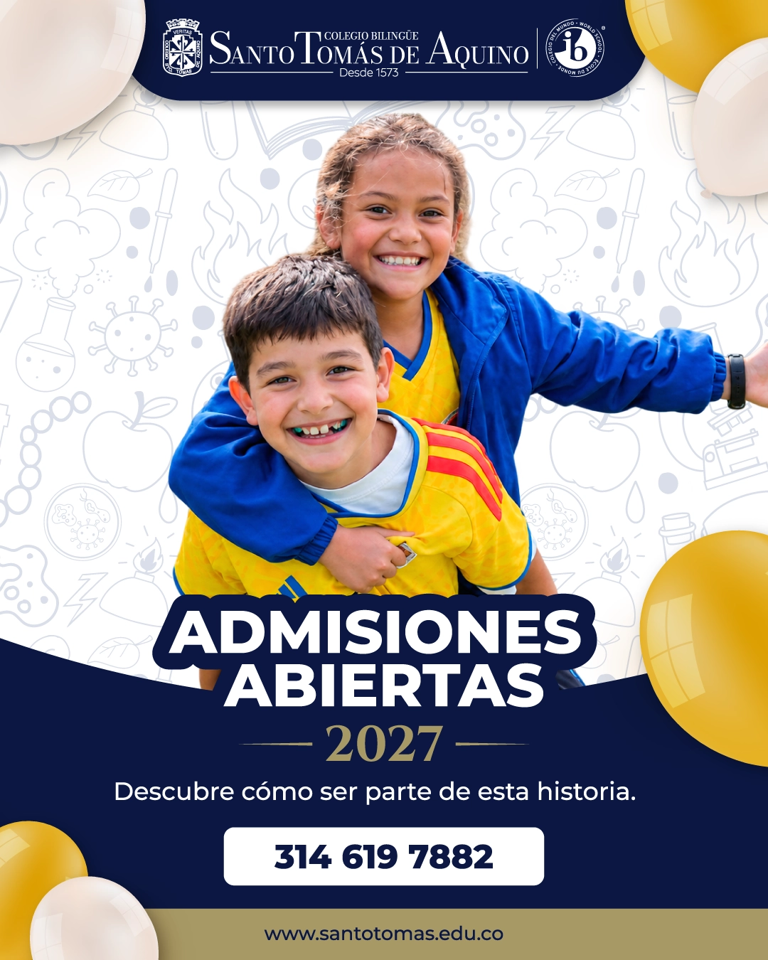 Admisiones 2027 – Colegio Bilingüe Santo Tomás de Aquino